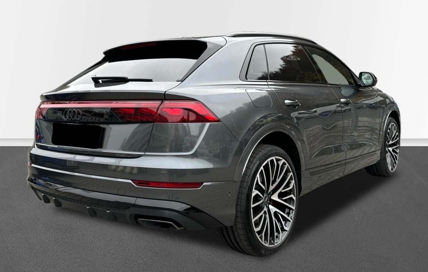 AUDI Q8 50 TDI S-LINE | FACELIFT | SKLADEM | české předváděcí auto | nafta 286 koní | sportovní S-line | sportovně luxusní SUV coupé | šedá Daytona | černá kůže | maximální výbava | super cena  | VIP SLEVA | nákup online | AUTOiBUY.com